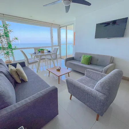 Palmetto Sunset's Seaview Apartment Cartagena