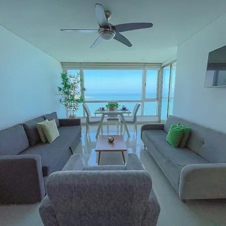 Palmetto Sunset's Seaview Apartment Cartagena